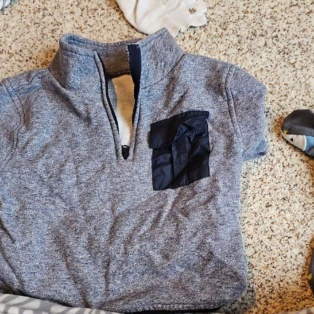 Falls Creek Kids Gray Fleece Pullover